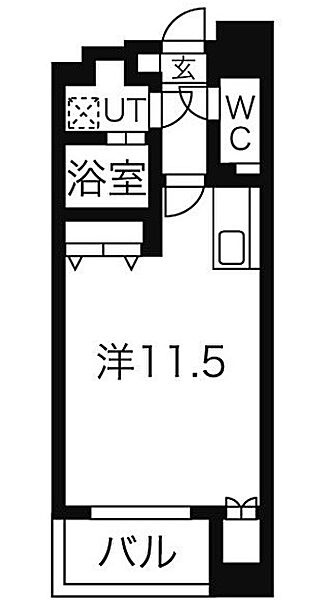 愛知県名古屋市中村区名駅南３丁目(賃貸マンション1K・4階・30.12㎡)の写真 その2