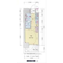 プレサンス太閤通ファシール  ｜ 愛知県名古屋市中村区太閤通５丁目（賃貸マンション1K・6階・23.79㎡） その2