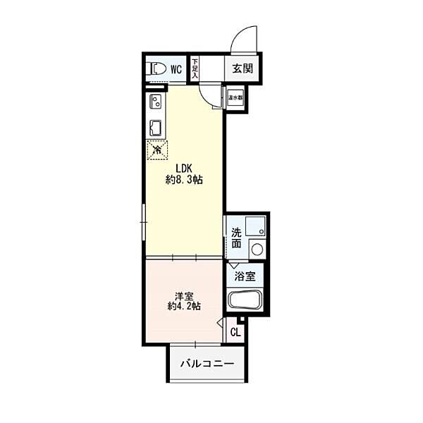 Stage K 向島 ｜愛知県名古屋市中村区向島町２丁目(賃貸アパート1LDK・2階・29.32㎡)の写真 その2