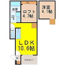 プライズ南十番  ｜ 愛知県名古屋市港区南十番町４丁目（賃貸アパート1LDK・1階・35.34㎡） その2