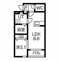 メイクスR大江  ｜ 愛知県名古屋市南区豊田５丁目（賃貸アパート1LDK・1階・30.62㎡） その2