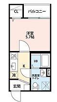 T.A向島1丁目  ｜ 愛知県名古屋市中村区向島町１丁目（賃貸アパート1K・2階・21.20㎡） その2