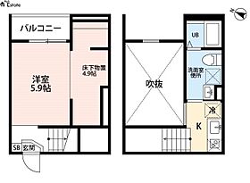 Force高畑  ｜ 愛知県名古屋市中川区中郷２丁目（賃貸アパート1K・1階・22.37㎡） その2