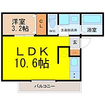 Patina中村本町  ｜ 愛知県名古屋市中村区中村本町３丁目（賃貸アパート1LDK・1階・32.15㎡） その2