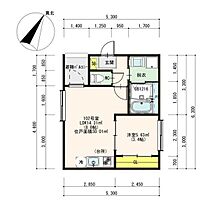 ハーモニーテラス開平町III  ｜ 愛知県名古屋市中川区開平町１丁目（賃貸アパート1LDK・2階・30.37㎡） その2