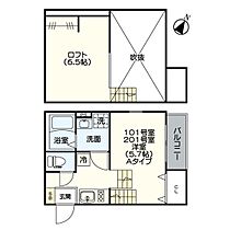 愛知県名古屋市南区明治２丁目（賃貸アパート1K・2階・21.70㎡） その2