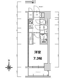 S-RESIDENCE亀島駅前ascent 6階