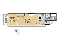 Le ciel中村日赤 1階/-