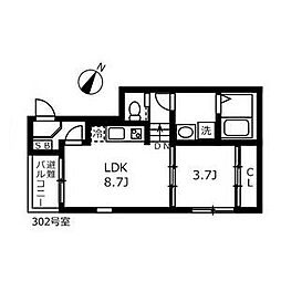 グランツ松葉町 3階