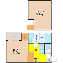 カーサルーチェ黄金 2階/-