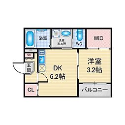 間取図画像 1DK