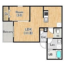 間取図画像 1LDK