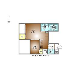 間取図画像 1LDK