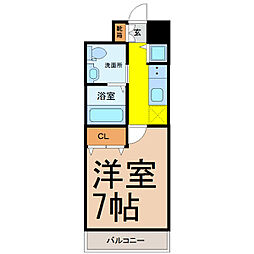間取図画像 1K