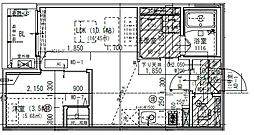 Jack todanishiI 1LDKの間取図画像