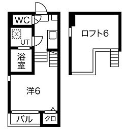 メゾン・プラージュ 1SKの間取図画像