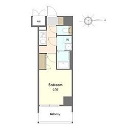 S-RESIDENE名駅北alesia(アレシア) 1Kの間取図画像