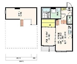 Merveille 1SLDKの間取図画像
