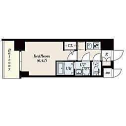 S-RESIDENCE熱田 1Kの間取図画像