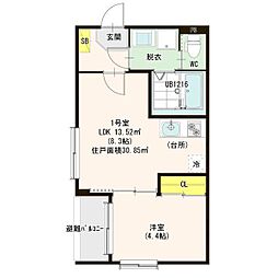 近鉄名古屋線 烏森駅 徒歩5分 2階/-