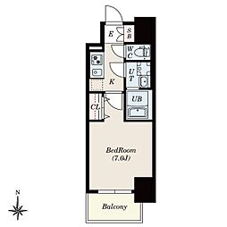 S-RESIDENCEOTOBASHIclarity 1Kの間取図画像
