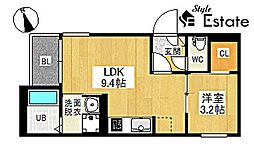レガリストコンフォート 1LDKの間取図画像