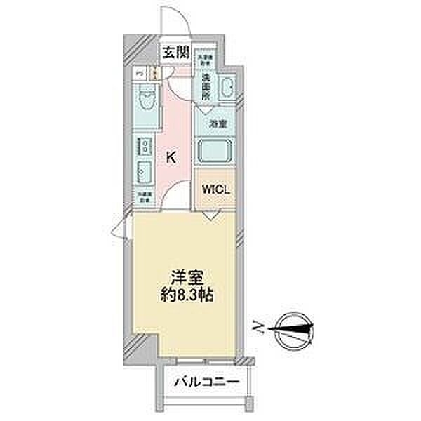 愛知県名古屋市瑞穂区堀田通７丁目(賃貸マンション1K・3階・29.44㎡)の写真 その2