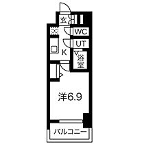 愛知県名古屋市中村区若宮町３丁目（賃貸マンション1K・5階・23.34㎡） その2