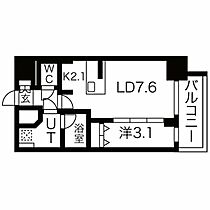 愛知県名古屋市西区押切２丁目（賃貸マンション1LDK・11階・33.43㎡） その2