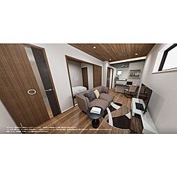 I’ll be清水白壁 202 2階1LDKのリビング/ダイニング