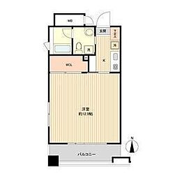 リバーフロントレジデンス 1Kの間取図画像