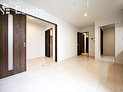 名古屋市営東山線 中村日赤駅 徒歩4分の賃貸アパート 3階2LDKのリビング/ダイニング