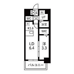 メイクスアート名古屋城西 1LDKの間取図画像