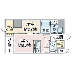 The 9th Residence Sakae Side 3階/302