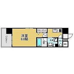 エスペランサ上前津 1Kの間取図画像