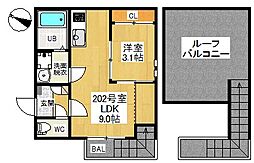 GRANDTIC平安通 2階/202