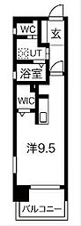 RIVO浅間町 ワンルームの間取図画像