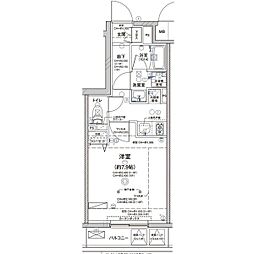 ディアレイシャス大須赤門通本町 1Kの間取図画像