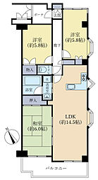 エレクティオン相模原中央14 3LDKの間取図画像