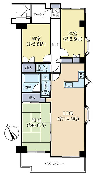 間取りを拡大表示