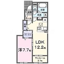 岡山県倉敷市大内（賃貸アパート1LDK・1階・50.14㎡） その2