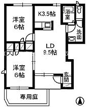 ガーデンパレス　B棟 102 ｜ 岡山県倉敷市西阿知町861-3（賃貸アパート2LDK・1階・52.00㎡） その2