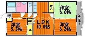 カーサフェリーチェI 203 ｜ 岡山県総社市中央4丁目24-103（賃貸マンション3LDK・2階・62.27㎡） その2