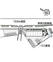 レオパレスファミーユII 203 ｜ 岡山県岡山市北区田中627-1（賃貸マンション1K・2階・31.33㎡） その12