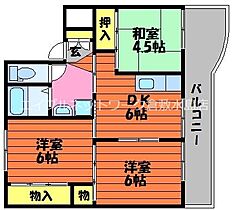 ＫＡＩ Ｔｅｒｒａｃｅ　I 106 ｜ 岡山県玉野市後閑1-13（賃貸マンション3DK・1階・53.08㎡） その2