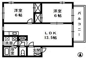 アイリー・ブランチII 202 ｜ 岡山県浅口市金光町占見新田703-1（賃貸アパート2LDK・2階・54.65㎡） その2