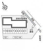 レオパレスすみれ 107 ｜ 岡山県倉敷市西富井1240-1（賃貸アパート1K・1階・23.18㎡） その3