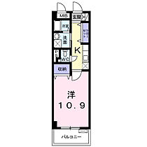 シャン・ド・フルール 307 ｜ 岡山県倉敷市八王寺町14番2（賃貸マンション1K・3階・36.18㎡） その2