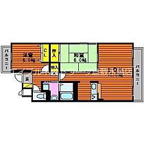 トレ・ビーチナ 301 ｜ 岡山県岡山市北区庭瀬815-2（賃貸マンション2LDK・2階・60.69㎡） その2