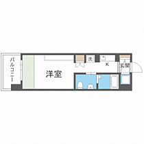 福岡県福岡市博多区祇園町（賃貸マンション1R・3階・24.51㎡） その2